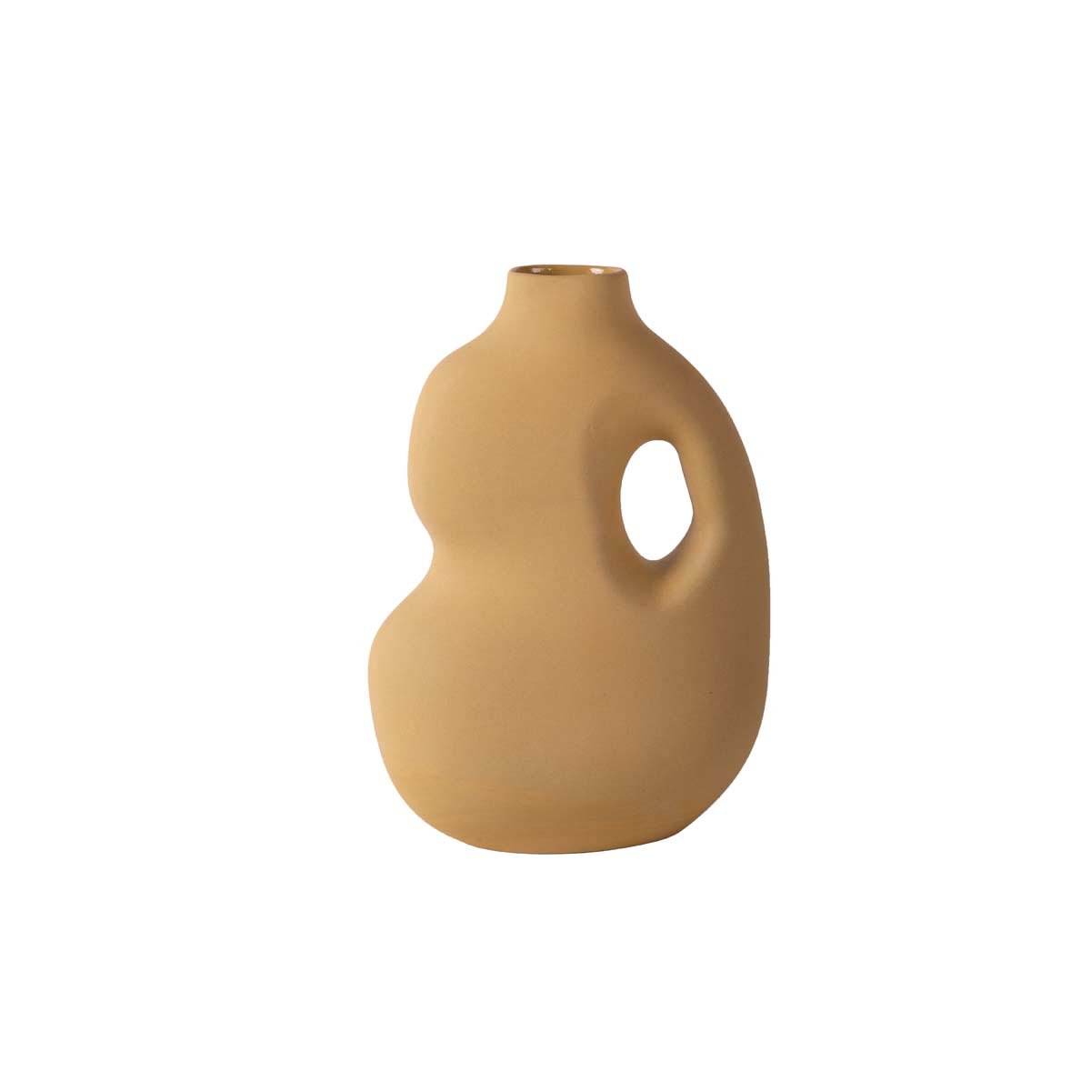 Vaso in ceramica color albicocca - Schneid Studio - LivingDecò
