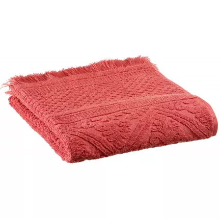 Zoe- Asciugamano rosso mattone 50 X 100