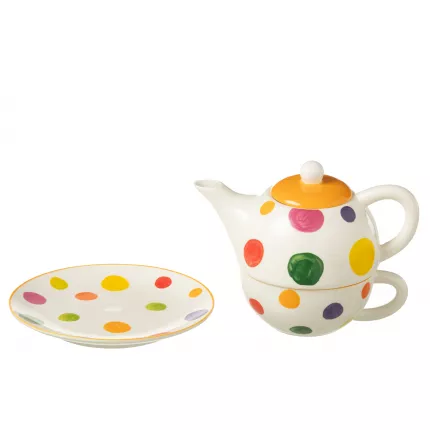 Tea For One - teiera con tazza multicolore