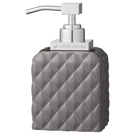 Portia - Dispenser sapone in ceramica, grigio