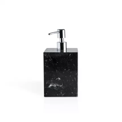 Squared - Dispenser sapone in marmo nero