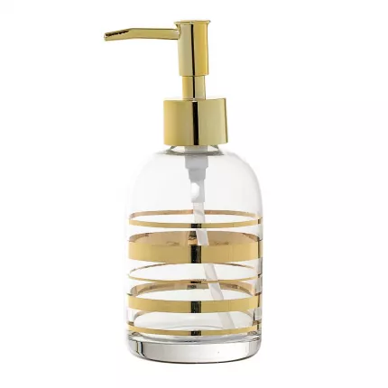 Mussah - Dispenser per sapone in vetro dorato
