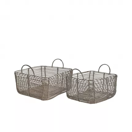 Harper Medium - set due cesti in rattan