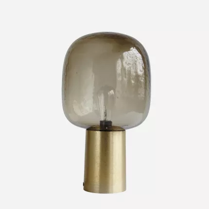 Note - lampada da tavolo in vetro e ottone