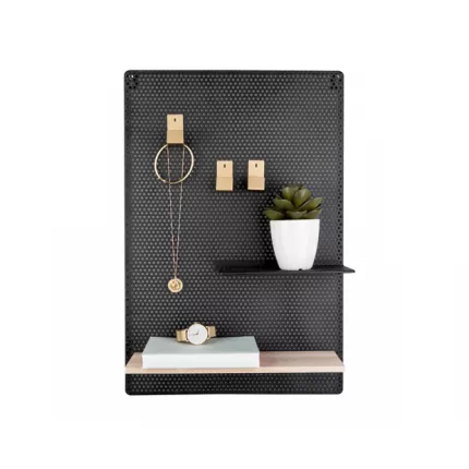 Perky - Memo Board in metallo nero