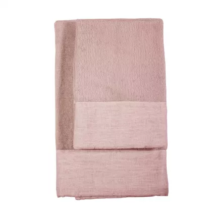 Bordi e Cornici - Set asciugamani rosa cipolla