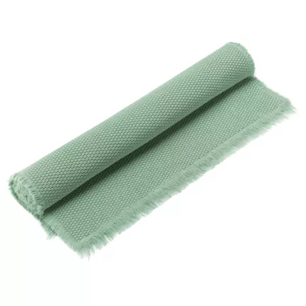 Elly - Tappeto da bagno cotone verde chiaro 54 X 110