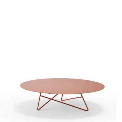 Ermione - tavolino in metallo 90 cm