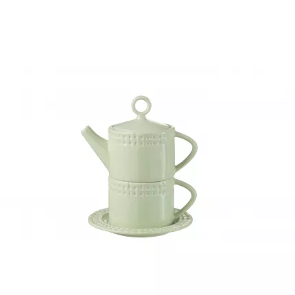 Tea For One - teiera con tazza verde chiaro