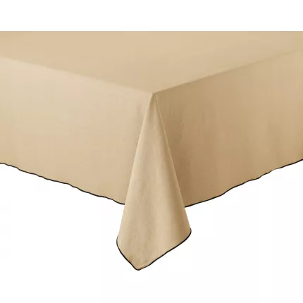 Grace camel - Tovaglia in cotone riciclato 140 X 250