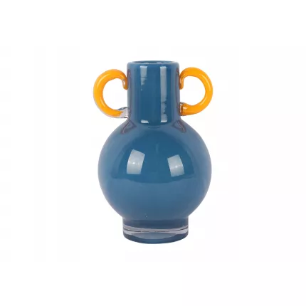 Fiesta - vaso vetro soffiato blu