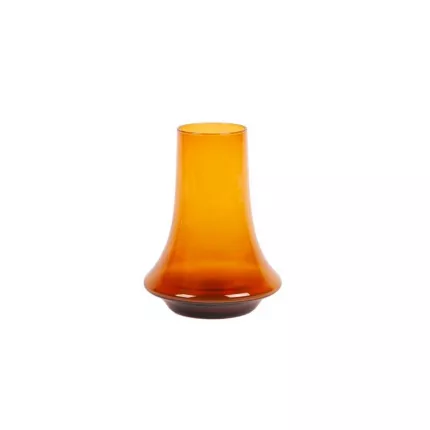 Spinn - vaso in vetro soffiato giallo ambra
