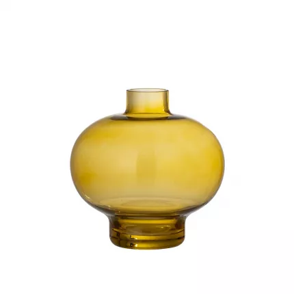 Annike - Vaso in vetro giallo